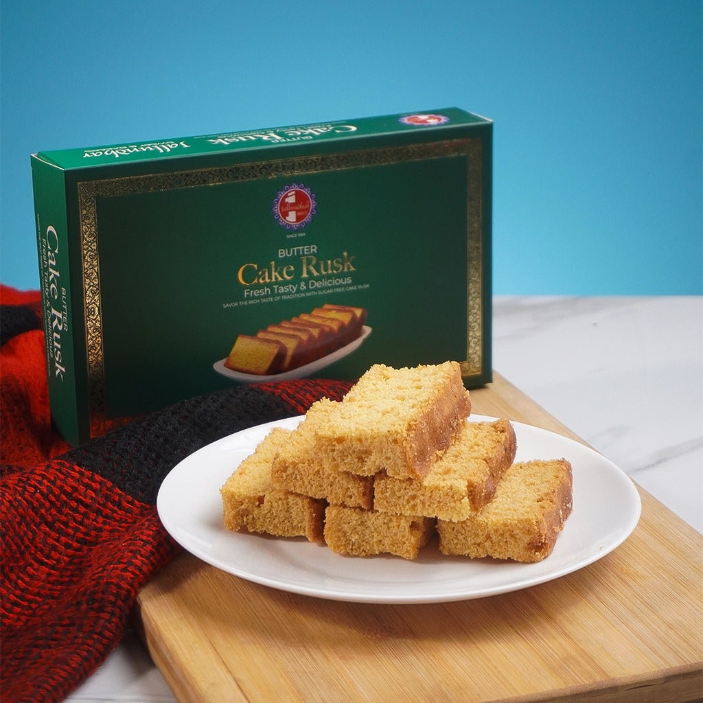 Butter Rusk Butter Cake Rusk Pack 250 Grams – Jallundhar Sweets & Bakers